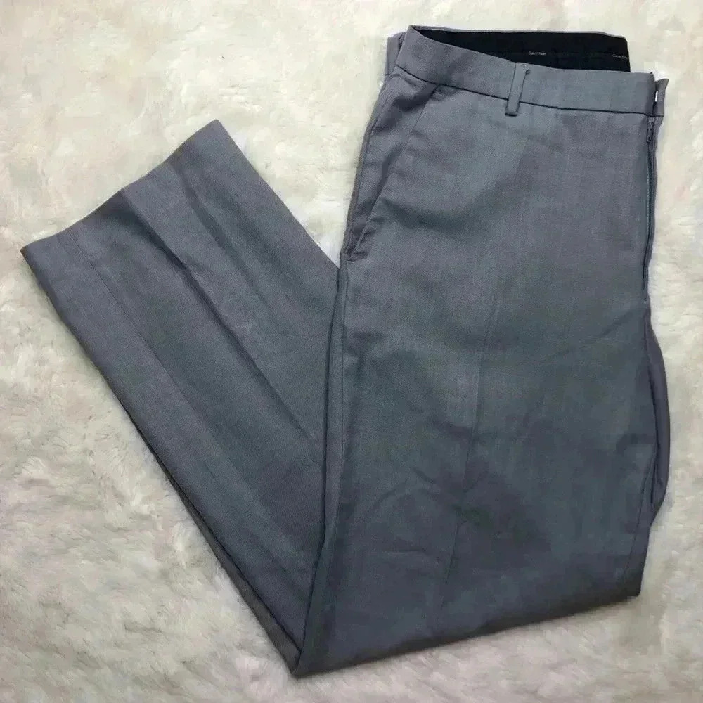 Calvin Klein Grey Dress Pants Size 36